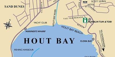 خريطة hout bay خريطة كيب تاون