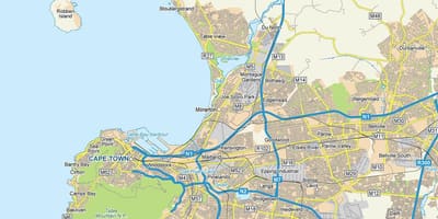 Milnerton كيب تاون خريطة