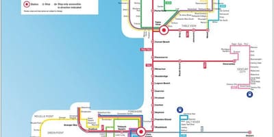 Myciti حافلة خريطة الطريق ، 