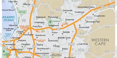 خريطة plattekloof