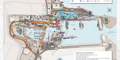خريطة من v&a waterfront مول